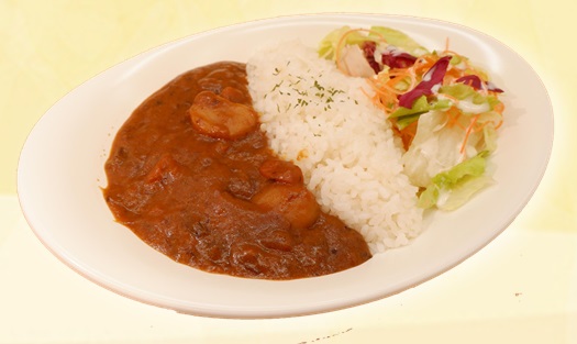 ・チーズ農園カレー　600円
・きのこ農園カレー　650円