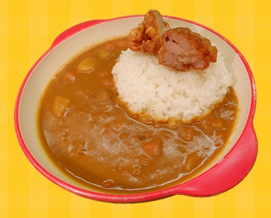 お子さま唐揚げカレー